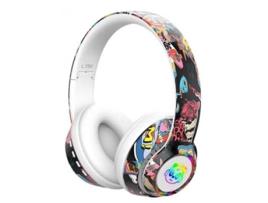 Auscultadores Bluetooth GJBY Ca-036 Tiger (Branco)