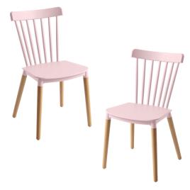Presentes Miguel - Pack 2 Cadeiras Leka - Rosa