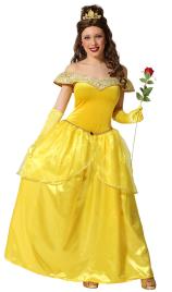 Fato de princesa dourada para mulher