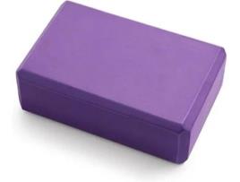 Bloco de Yoga POWERFIT Roxo (7.6 x 15.2 x 22.8 cm)