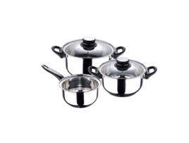 Trem De Cozinha De Indução Em Aço Inoxidável SAN IGNACIO Palma 5-Piece