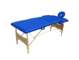 Marquesa de Massagens Portátil MOBICLINIC Apoio de Cabeça Portátil Madeira 186X60 cm Azul cm -01 Light