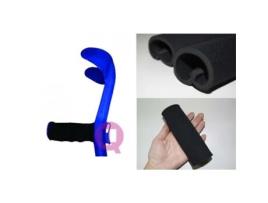 Apoio para Mãos Em Muletas UBIOTEX Punho de Apoio para Cana Textura Suave, Acolchoado Preto Neopreno