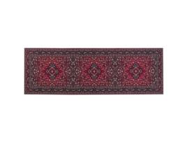 Tapete BELIANI Vadkadam (Poliéster - Vermelho - 80 x 240)