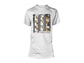 T-Shirt PLASTIC HEAD Smashing Pumpkins - Siamese Negatives Branco (Tamanho: XXL)