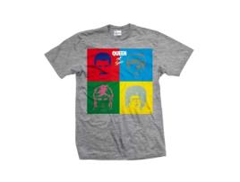 T-Shirt PLASTIC HEAD Queen - Hot Space Cinzento (Tamanho: S)