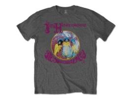 T-Shirt ROCK OFF Jimi Hendrix - Are You Experienced? Cinzento (Tamanho: L)