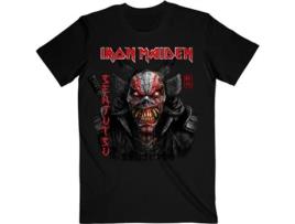 T-Shirt ROCK OFF Iron Maiden - Senjutsu Black Cover Preto (Tamanho: S)