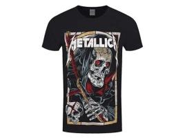 T-Shirt ROCK OFF Metallica - Death Reaper Preto (Tamanho: XL)