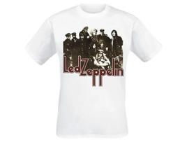 T-Shirt PLASTIC HEAD Led Zeppelin - LZ II Photo Branco (Tamanho: XL)