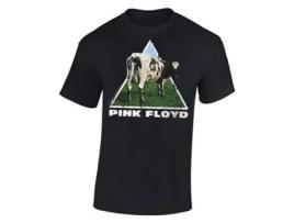 T-Shirt PLASTIC HEAD Pink Floyd - Atom Heart Mother Preto (Tamanho: S)