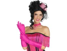 Luvas DISFRAZZES Cabaret Rosa (Tam: Tamanho Único)