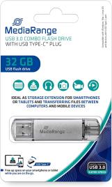 Pendrive MediaRange USB 3.0 / USB Type-C 32GB