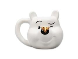Caneca 3D HMB Um Ursinho Chamado Pooh 500 ml Branco
