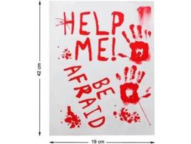 Pack DISFRAZZES Adesivos Sangue (Halloween - 42 x 19 cm)