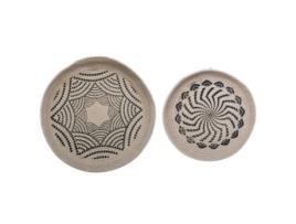 Decoração de Parede Atmosphera Bege Juta (2 Peças)