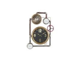 Relógio de Parede Dkd Home Decor Válvulas Cristal.