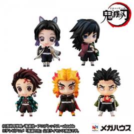 Figura Tanjiro And The Hashiras Mascot Demon Slayer Kimetsu No Yaiba Ver.A 5cm surtido