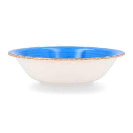 Saladeira Quid Vita Cerâmica Azul (23 Cm) (Pack 6.