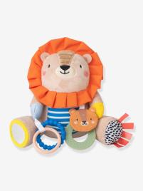 Peluche de atividades Leão - TAF TOYS laranja