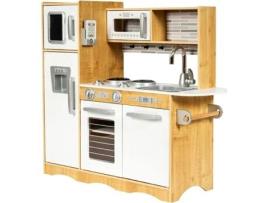 Cozinha de Brincar MAMABRUM Baby Toys Play Kitchen Blanco (Idade Mínima: 3 Anos - 93 x 30 x 83 cm)