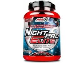 Proteína AMIX Nightpro Elite Y Fácil De Digerir Máxima Absorción (1 Kg - Baunilha)