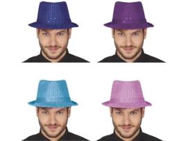 Chapéus GUIRCA Gangster Clássico Com Lantejoulas Em Várias Cores