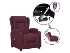 Poltrona El?tricas VIDAXL (Tecido - Roxo - 72.5 x 96 x 99.5 cm)