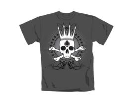 T-Shirt LOUD DISTRIBUTION Halloween - Ace Of Spades Cinzento (Tamanho: S)