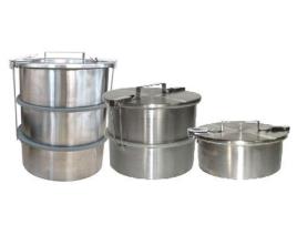 Marmitas Isotérmicas em Inox com 3 Marmita 3L