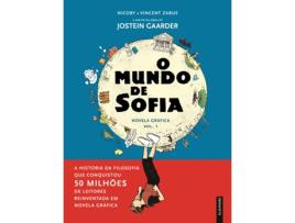 Livro O Mundo de Sofia (Novela Gráfica, Vol. 1) de Vincent Zabus / Jostein Gaarder (Português)