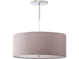 Candeeiro Suspenso HOMCOM B31-259V90 (Cinzento - 35W - Metal - 59x44 cm)