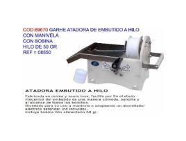 Garhe atadora de embutido a hilo con manivela+bobina 08550