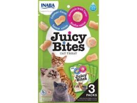 Snack para Gatos INABA Juicy Bites (33.9 g - Seca - Sabor: Caldo Caseiro e Lula)
