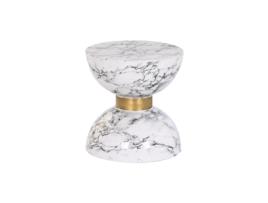 Mesa de Apoio Dkd Home Decor Branco Ferro (33 X 3.
