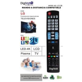 COMANDO TV UNIVERSAL LG LG-39 DIGIVOLT