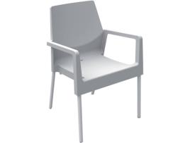 Sillon resina aluminio blanco 8310b