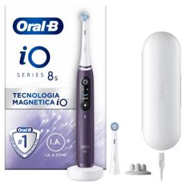 Escova de Dentes Elétrica  Oral-B iO 8S + Estojo de Viagem - Violeta