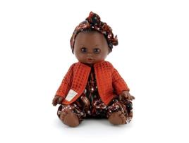 Boneca PETITCOLLIN Plástico - Bege - 28 cm)