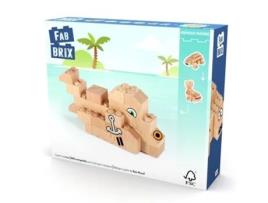 Puzzle FABBRIX Madeira - Bege - 19 x 16 x 4,5 cm)