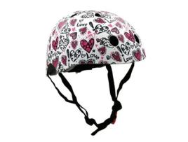 Capacete KIDDIMOTO Plástico - Bege - 53-58cm (5 Anos ))