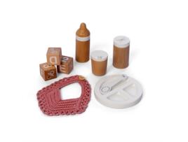 Boneca BYASTRUP Madeira - Roxo - 9 cm)