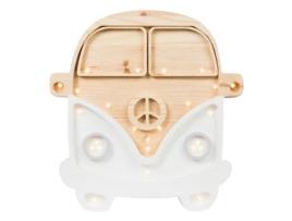 Luz de Presença LITTLE LIGHTS Madeira - Rosa - 30 x 29 x 5,5 cm)