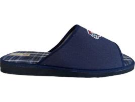 Pantufas AMOROS Cuadros Têxtil Homem (40 - Azul Marinho)