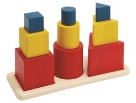 Jogo Educativo PLAN TOYS, THE GREEN COMPANY Madeira - Preto - 28 x 10.5 x 1.2 cm)