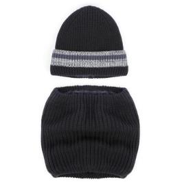 Caixa Gorro e Gola de Pescoço Navy Reciclado