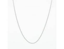 Colar RIBASTORE Curb 3 (Aço - Prateado - 50 cm)