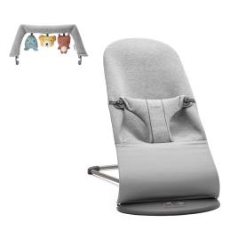 Babybjorn Espreguiçadeira bliss jersey 3d com brinquedos, soft friends