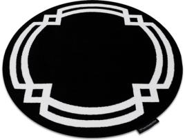 Tapete DYWANY LUSZCZOW Hampton (Preto - 160 cm - Polipropileno)