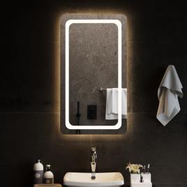 vidaXL Espelho de casa de banho com luzes LED 50x90 cm
